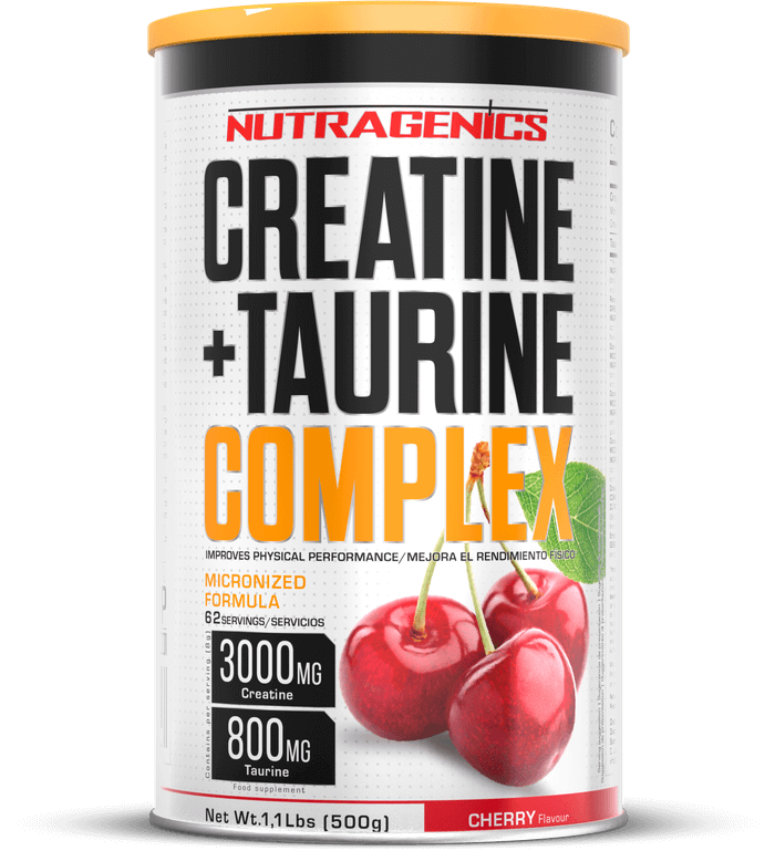 Creatine + Taurine Complex - 500 g - Creatina con taurina en polvo en 4 sabores increíbles