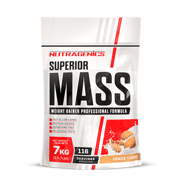 Superior Mass 7 kg - Gainer perfecto para aumentar masa muscular