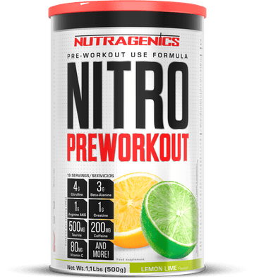 NITRO PRE-WORKOUT (500 g) - Pre entreno en 3 sabores increíbles