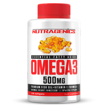 Omega 3 - 500 mg Softgels - 120 Softgels - EPA/DHA Fish Oil