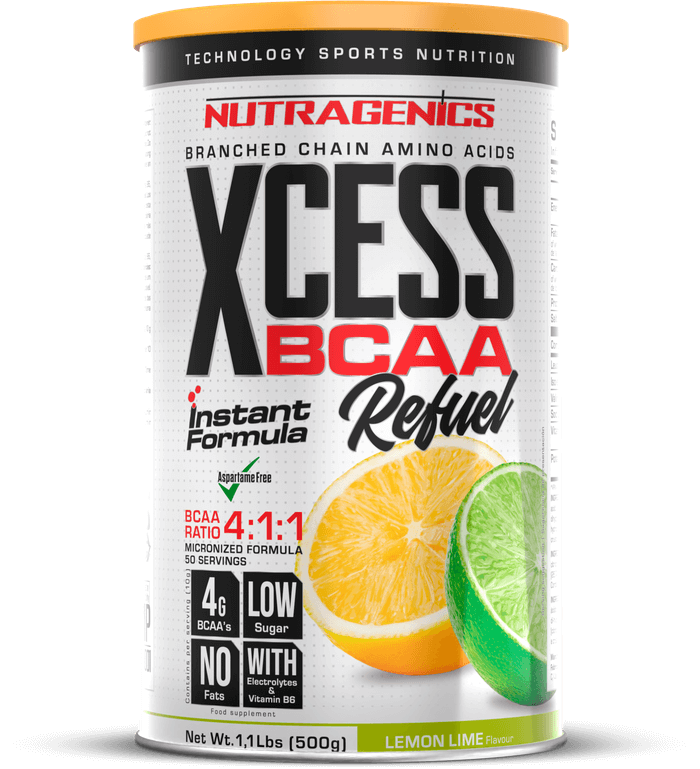 XCESS BCAA 4:1:1 Refuel - Aminoácidos BCAA 4:1:1 en 6 sabores increíbles